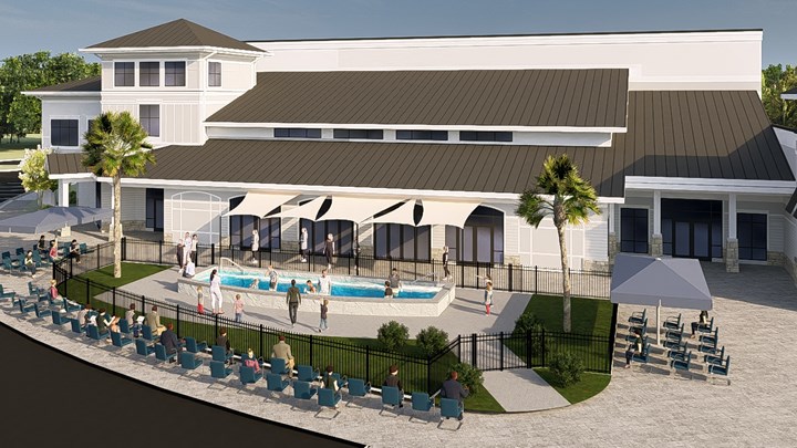 Outdoor Baptismal Pool